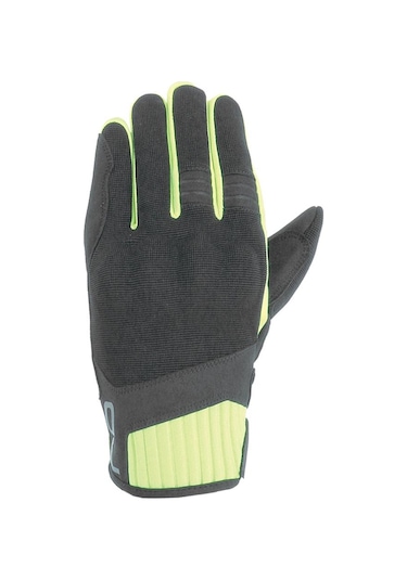 Oj Lever Siyah/sarı Korumalı Motosiklet Eldiveni S