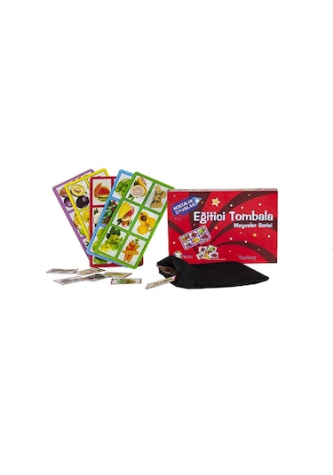 Tombala-hayvanlar Serisi Ve Meyve Serisi - Eğitici Tombala