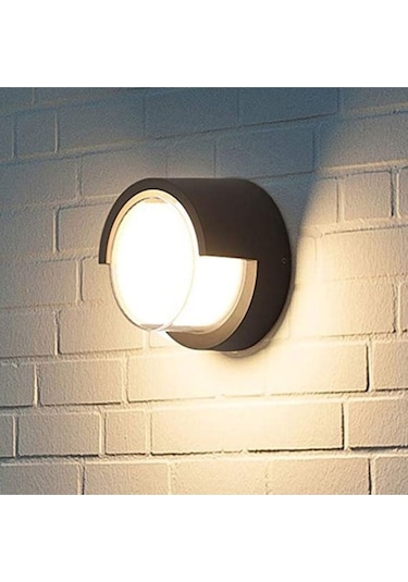 12 Watt, 4200k Led Bahçe Armatürü, Bahçe Duvar Aplik, Led Aplik, Kapı Girişi, Villa Dış Cephe Apliği Diğer