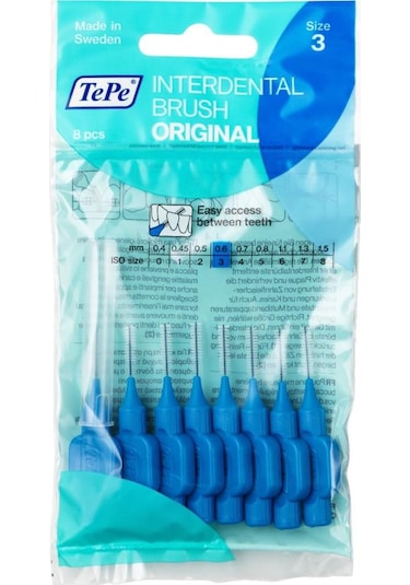 Tepe Interdental Arayüz Fırçası 8'li 0.6 MM