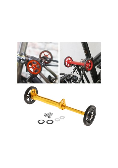 Suntek Bisiklet Altın Siyah Için Katlanır Bisiklet Kolay Altın - Siyah