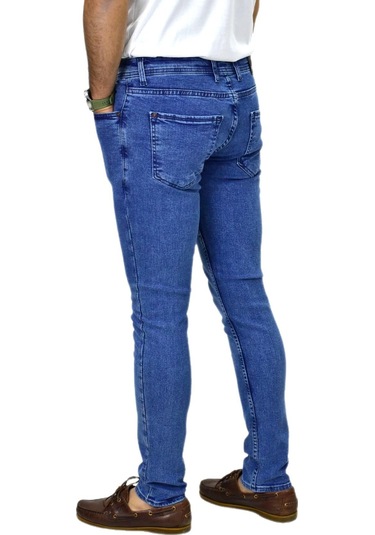 Erkek Jeans Pantolon Silim Fitt 310 Bgl-st04489 Mavi