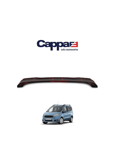 Cappafe Ford Courier Arka Tampon Eşiği Koruma Parlak Abs 2014- N11.7757