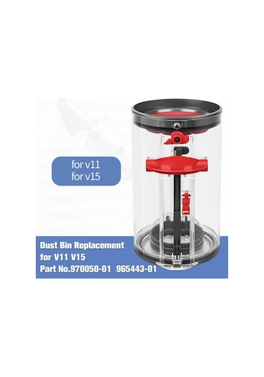 Unimarket V11 Elektrikli Süpürge Aksesuarı Için Yedek Toz Haznesi Ve Filtre Süpürge Yedek Parçaları