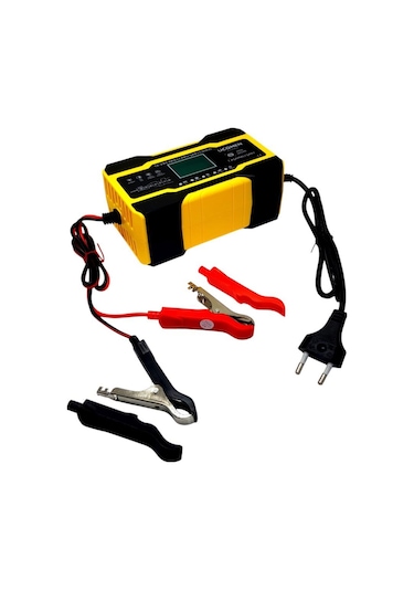 Electroon Ucomen Uc-c121001a Sarı 12/24 Volt 10 Amper Led Göstergeli Akü Şarj Cihazı