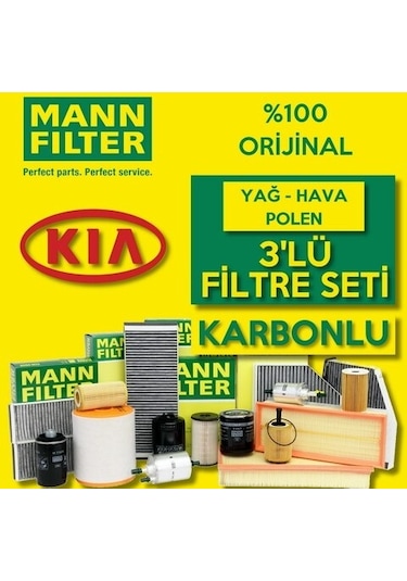 Kia Sportage 1.6 Gdi Mann Filtre Bakım Seti 2010 - 2016