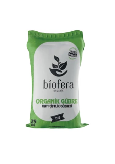 Organik Gübre Katı Çiftlik Gübresi Biofera 25 Kg