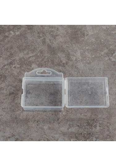 Kare Takı Boncuk Konteyner Plastik Küçük Öğeler Durumda Taşınabilir Saklama Kutusu Elektrikli El Aletleri Tutucu Şeffaf