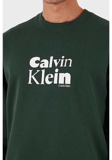 Calvin Klein Erkek Sweat Lv04ld242g Llg Haki Haki