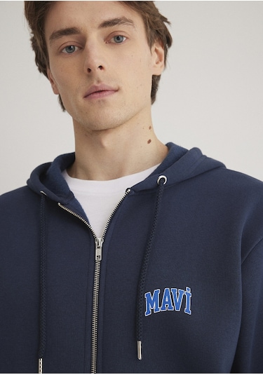 Mavi - Mavi Logo Baskılı Fermuarlı Lacivert Sweatshirt 0611715-70490 Lacivert Mavi - Mavi Logo Baskılı Fermuarlı Lacivert Sweatshirt 0611715-70490 Lacivert