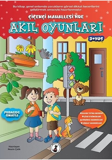 Çiçekçi Mahallesi'nde Akıl Oyunları 5+ Yaş- Misket Kitap
