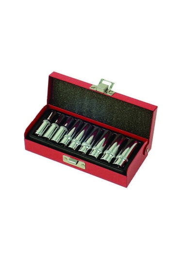 Mk2700 Uzun Lokma Takımı Seti 1/4'' 9 Parça Altı Köşe