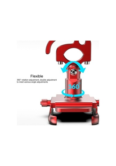 Novahub Kancalı Motosiklet Alüminyum Braketi, 4-6,5 İçin Siyah Uygun Siyah