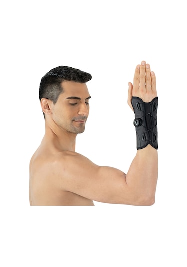 El Bilek Ateli Pratik Sistemli Sol Siyah