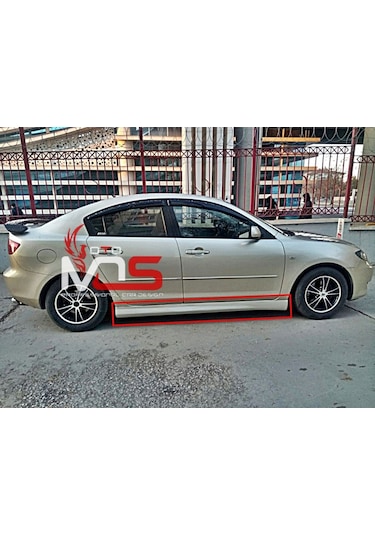 Mazda 3 Marşpiyel Takımı Fiberglass Boyasız