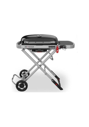 Weber Traveler Portatif Gazlı Mangal Siyah