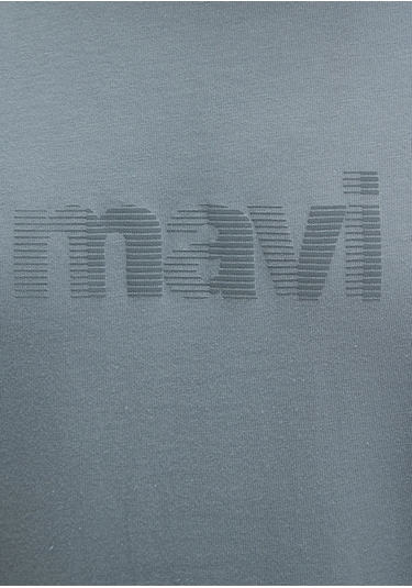 Mavi - Mavi Logo Baskılı Mavi Tişört 0612936-70118 Mavi