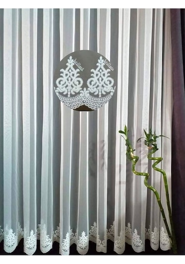 Evdepo Home Arne Kullanıma Hazır Tül Perde