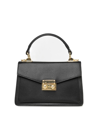 Çapraz Çanta Kadın Sheıla Piumelli Milano Bag P636 Black Siyah