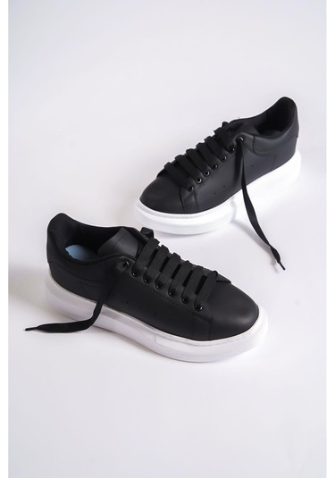 Mubiano Mbmcq1000-s Erkek Kalın Taban Siyah Sneaker & Spor Ayakkabı Siyah