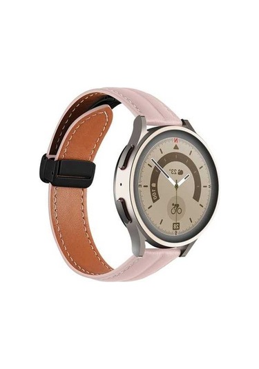 Tongxida 22mm Yivli Hakiki Deri Saat Kordonu, Siyah Tokalı