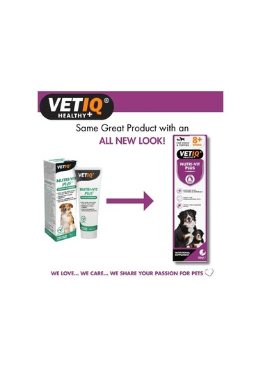 Vet Iq Nutri-vit Plus Yetişkin Ve Yavru Köpekler İçin Vitamin Ve Mineral Takviyesi 100 Gr