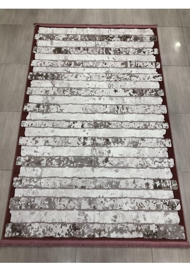 Dinarsu Halı Tarz 150X233 Ta003-065 Krem Pembe Vizon 4 M2 Halı !