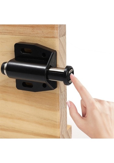 Ulzyvf Siyah Rebounder Mobilya Kapı Kapı Kapatıcı Gardırop Dolap Zl