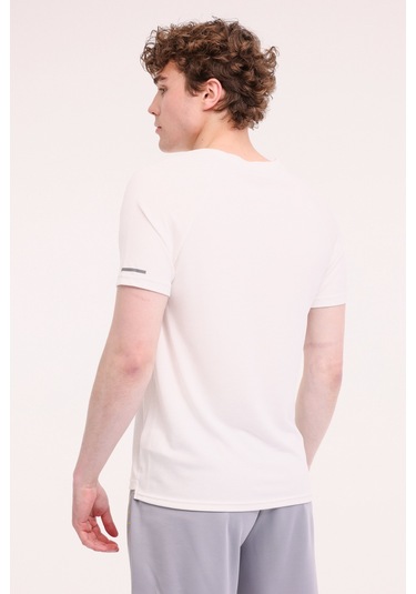 Lotto M-beta Tee 5fx Ekru Erkek Kısa Kol T-shirt Bej