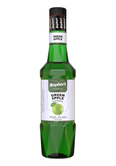 Saphori Yeşil Elma Aromalı Kokteyl Şurubu 700 Ml