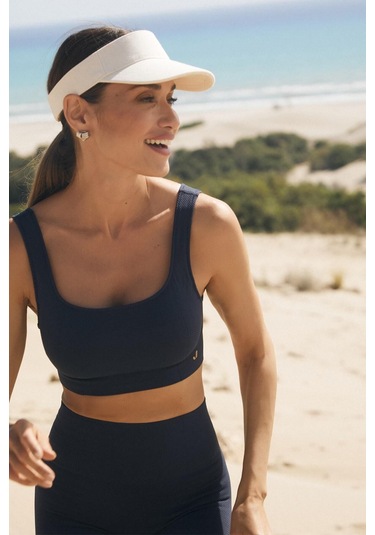 Jerf Holly Petek Desenli Kaplı Bralet Lacivert 001