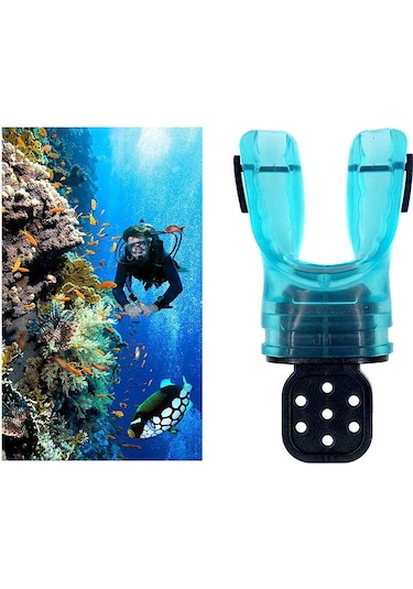 Dolıty Tüplü Dalış Yüzme Lokması Ağızlık Yeşil