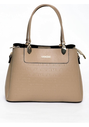 Armine 206 Kadin Omuz Kol Çantasi ARMİNE-206-R3207 Vizon