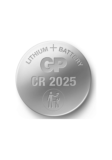 GP CR2025 3V Lityum Blister Düğme Pil 5'li