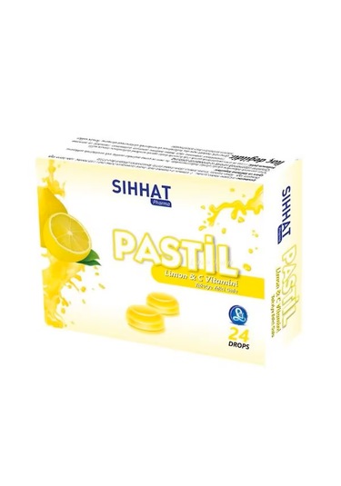 Sıhhat Pastil Limon & C Vitamini 24 Adet