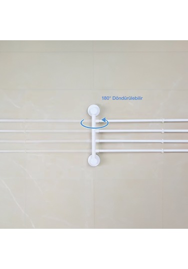 Ecoco Banyo Ve Mutfak Havlu Tutucu Beyaz