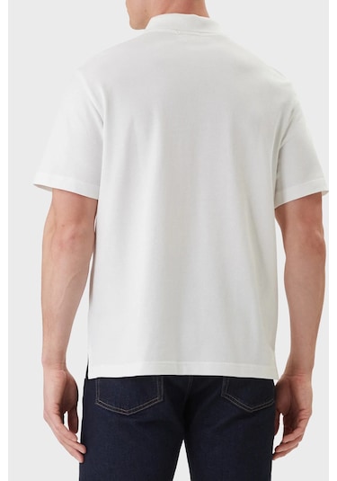 Calvin Klein Erkek Polo Lv04rf209g Yaf Beyaz Beyaz