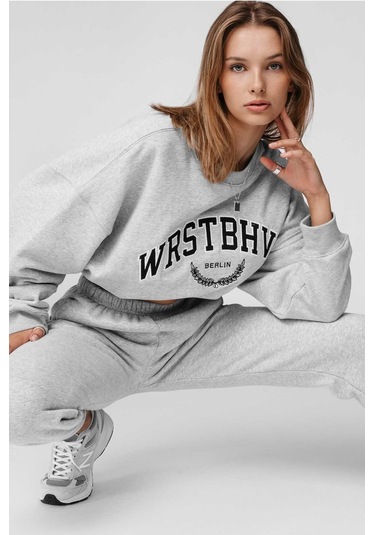Madmext Mad Girls Gri Kadın Eşofman Takım Mg835-gri Gri
