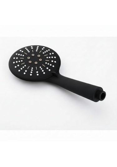 Elit Siyah Banyo Duş Başlığı El Duşu 3 Fonksiyonlu Siyah