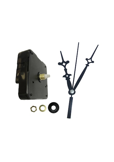 Teltree Sessiz Tarama Saniye Dıy Saat Motoru Seti - Siyah Plastik Ve Alüminyum İçin Tamir/üretim - Akku Dahil Değil Çok Renki