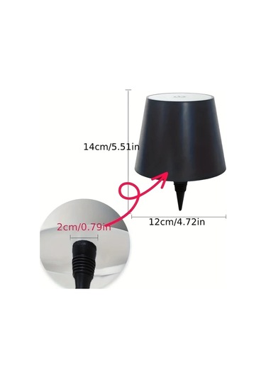 Honeybeeshop Siyah Kablosuz Sarap Sisesi Lambasi 2024 Yeni 3 Renkli Adim Adim Karartma Sarj Edilebilir Dokunmatik Led Masa Lambasi Restoranlar Icin Siyah