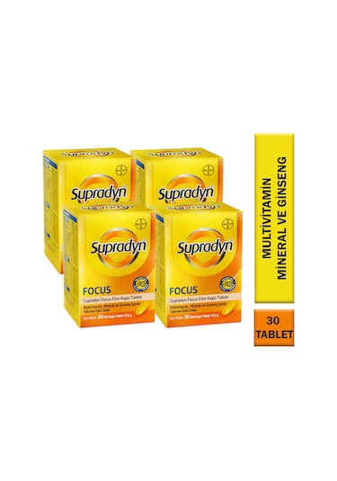 Supradyn Focus 30 Tablet 4 Adet
