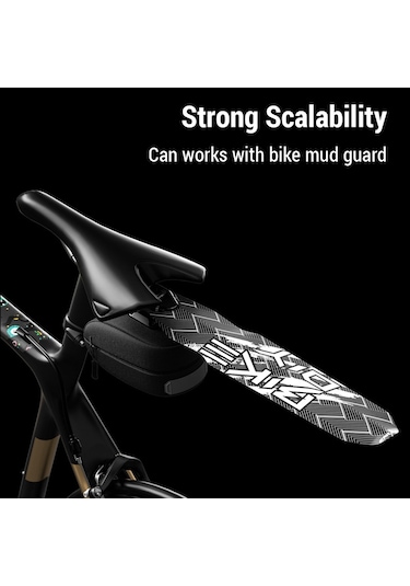 Enlee Su Geçirmez Bisiklet Koltuk Altında Çanta Dağ Yol Bisikleti Siyah