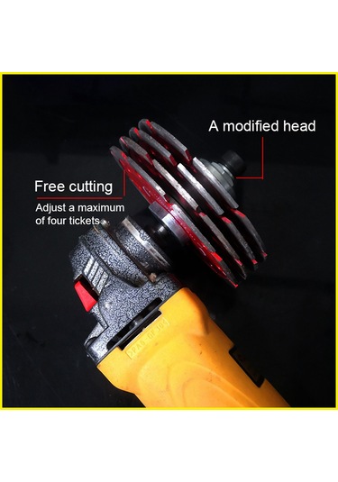 Xindoker M10 Tipi 100'lü Açı Taşlama Makinesi Uyumlu, Su Ekleyebilen, Çoklu Blatlı Tozsuz Yonga Kesici Adaptör