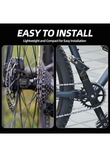 Hız Ve Tempo Sensörü 2'si 1 Arada Bisiklet Hız Tempo Y29099 Siyah Siyah