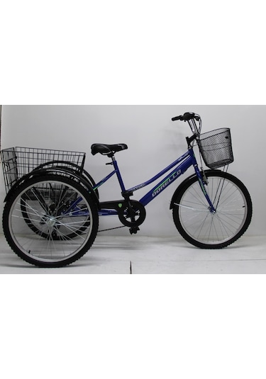 Dorello Kargo Bisikleti 3 Tekerli Bisiklet Mavi