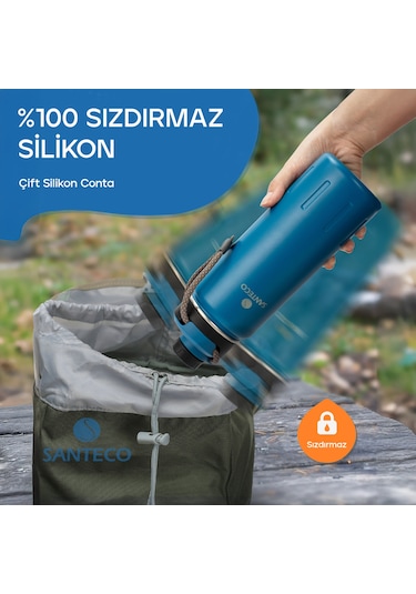 Santeco Ktwo Sporcu Termosu 710 Ml-mavi