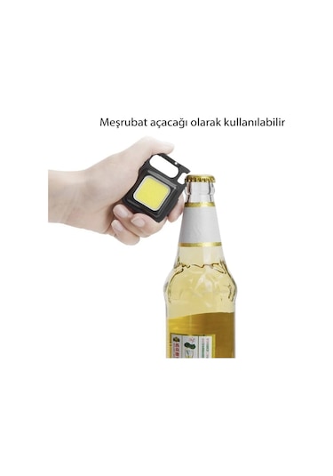 El Feneri Flash Mıknatıslı Su Geçirmez Şişe Açaçaklı Ampul