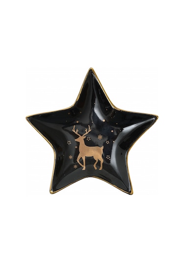 Karaca Home New Year Star Dekoratif Tabak 15 Cm 300.22.02.0527