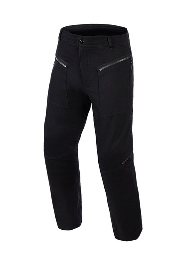 Alpinestars Flex-ast Kanvas Korumalı Motosiklet Pantolonu Kısa Bacak Siyah